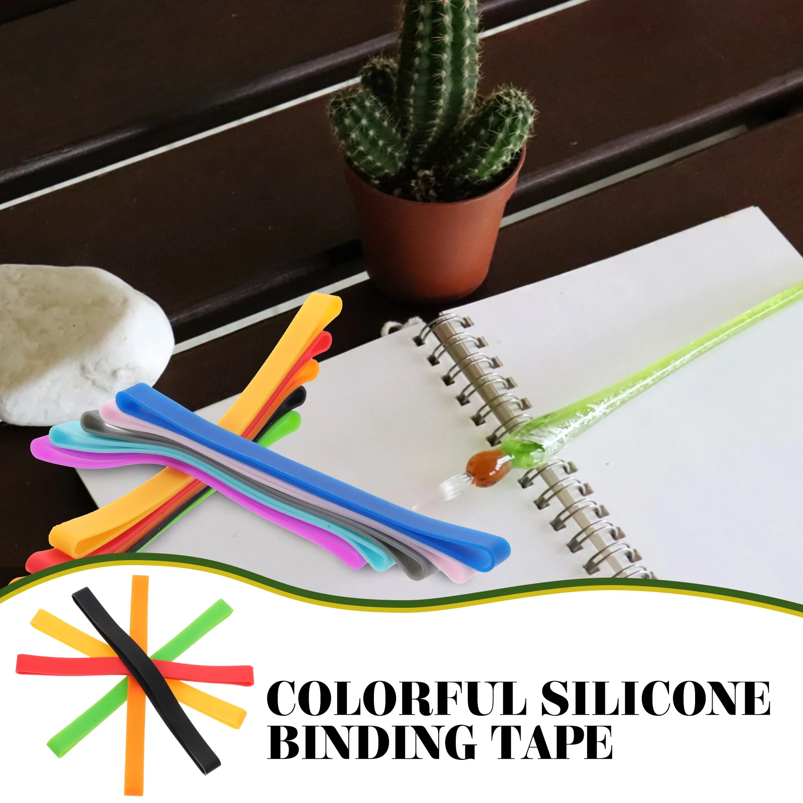 20pcs Silicone Bands Colored Stretchy Book Straps for Notebooks Journals Travel Diaries Office Supplies Elastic Bands
20pcs Silicone Bands Colored Stretchy Book Straps for Notebooks Journals Travel Diaries Office Supplies Elastic Bands