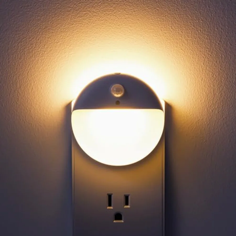2 Pack Plug in Night Light with Motion Sensor and Dusk to Dawn Sensor, Stepless Dimming, LED Nightlight with 3 Lighting Ways fo
2 Pack Plug in Night Light with Motion Sensor and Dusk to Dawn Sensor, Stepless Dimming, LED Nightlight with 3 Lighting Ways fo