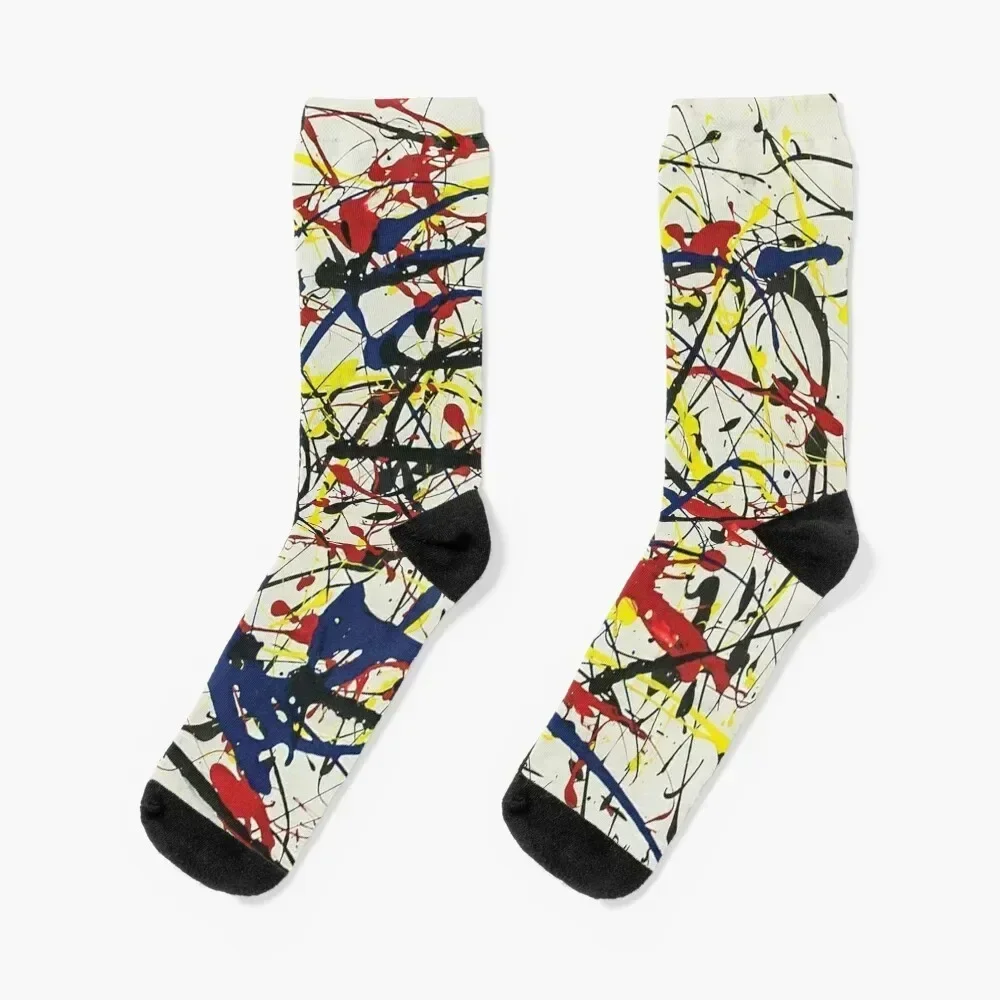 Jackson Pollack - Lot # 234 Socks man bright garter colored men cotton high quality Socks For Women Men's
Jackson Pollack - Lot # 234 Socks man bright garter colored men cotton high quality Socks For Women Men's