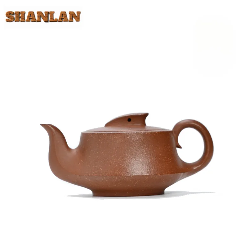 230ml Yixing Purple Clay Teapots Handmade Plain Sailing Pot Raw Ore Purple Mud Kettle With Strainer Chinese Zisha Tea Set Craft
230ml Yixing Purple Clay Teapots Handmade Plain Sailing Pot Raw Ore Purple Mud Kettle With Strainer Chinese Zisha Tea Set Craft