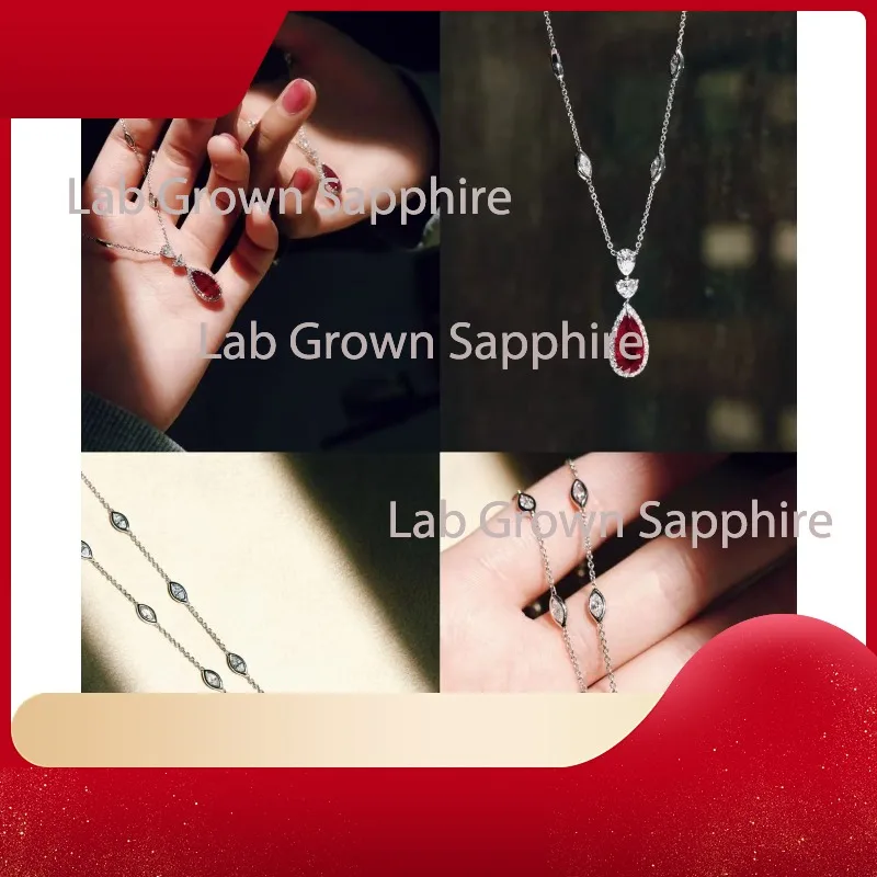 Lab Grown Sapphire Pear Shape DIY Charms Jewelry Earring Rings Making Main Materials Selectable AGL Certificate Daily Matching
Lab Grown Sapphire Pear Shape DIY Charms Jewelry Earring Rings Making Main Materials Selectable AGL Certificate Daily Matching