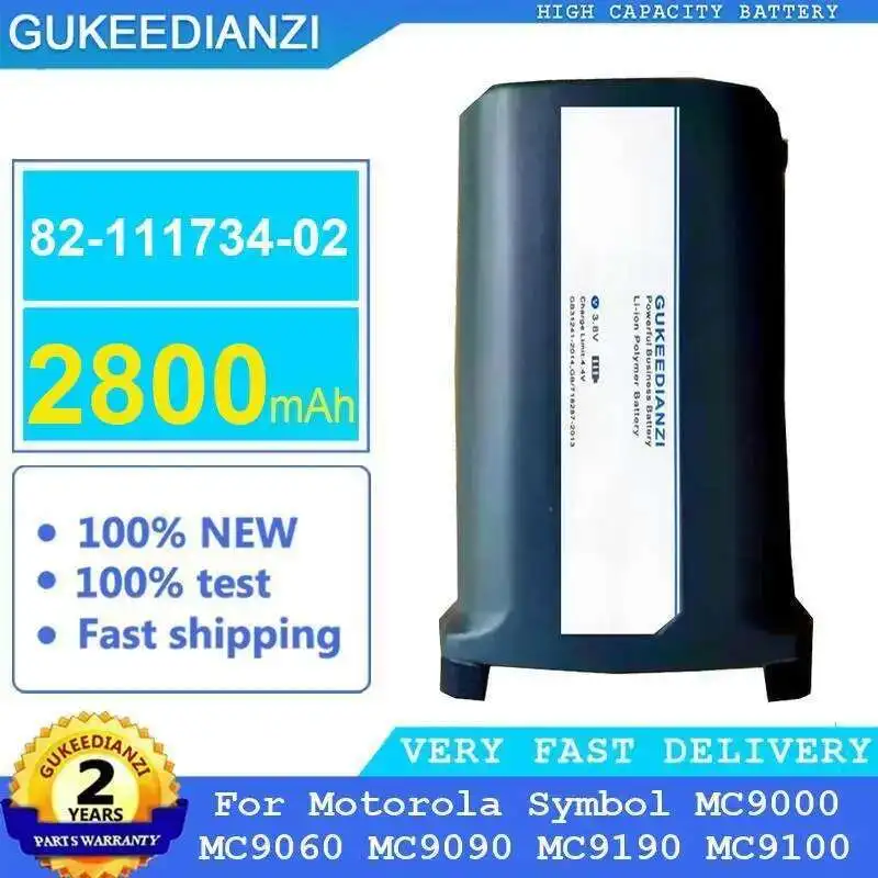 2800Mah For Motorola Symbol MC9000 MC9060 MC9090 MC9190 MC9100 Reliable Power Supply Barcode Collector Battery 82-111734-02
2800Mah For Motorola Symbol MC9000 MC9060 MC9090 MC9190 MC9100 Reliable Power Supply Barcode Collector Battery 82-111734-02