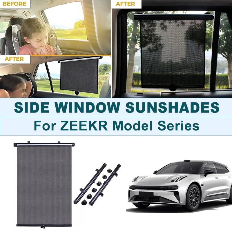 2Pcs UV Protection Retractable Car Side Window Sun Shade Roller Blinds For ZEEKR 001 007 009 X 7X 8X 9X MIX
2Pcs UV Protection Retractable Car Side Window Sun Shade Roller Blinds For ZEEKR 001 007 009 X 7X 8X 9X MIX