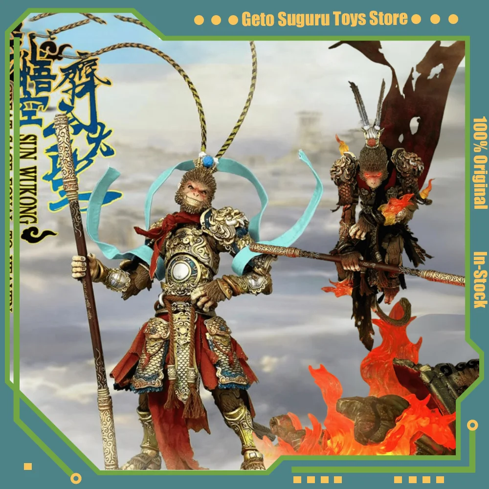 Fury Sun WuKong 1/12 Action Figures Scale Record of Mountain and Sea Demons Great Sage Equal to Heaven Full Set 6inch Model Toys
Fury Sun WuKong 1/12 Action Figures Scale Record of Mountain and Sea Demons Great Sage Equal to Heaven Full Set 6inch Model Toys