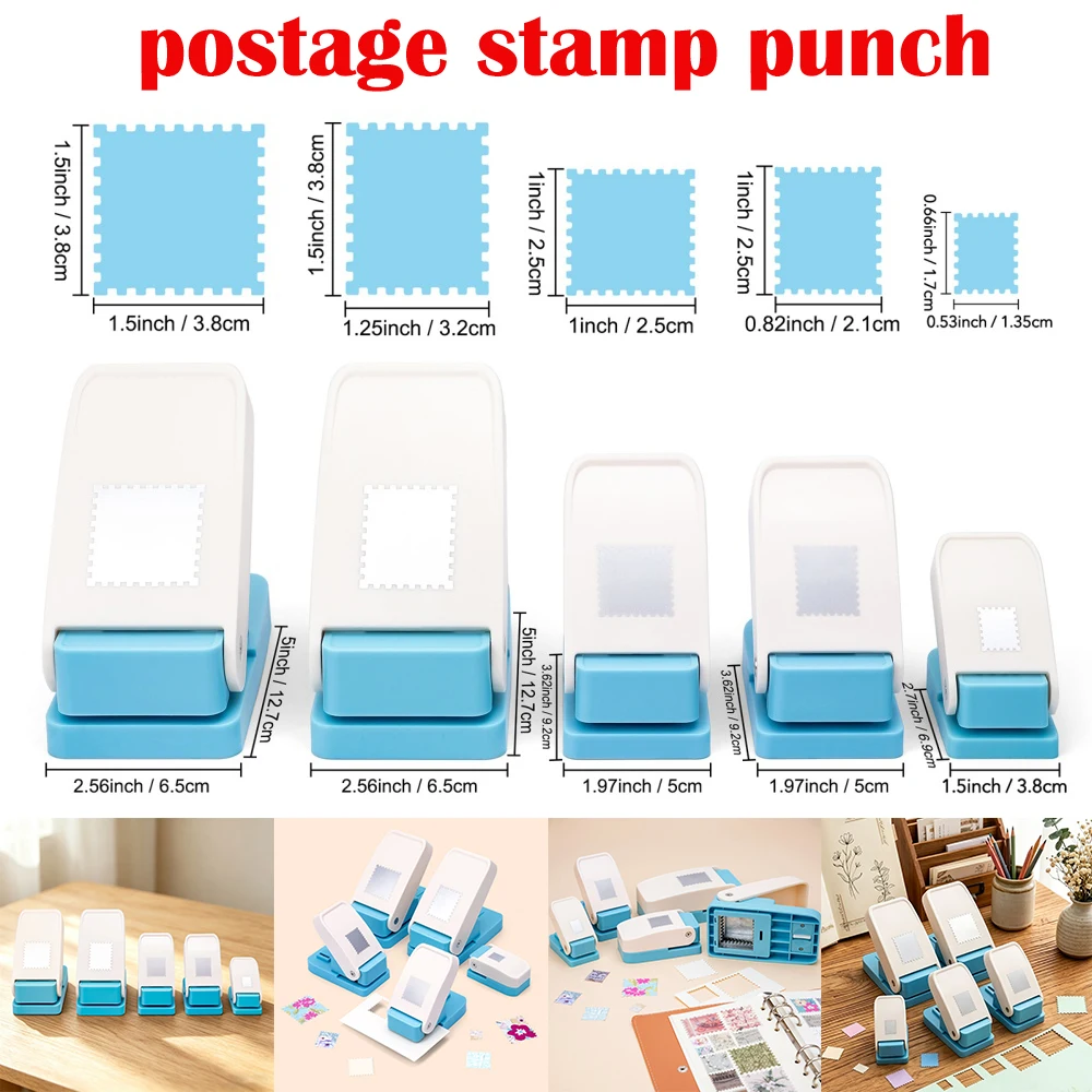 Rectangular/square Postage Stamp Punches Lever Action Puncher for Diy Paper Crafting Scrapbooking Projects Arts Crafts Supplies
Rectangular/square Postage Stamp Punches Lever Action Puncher for Diy Paper Crafting Scrapbooking Projects Arts Crafts Supplies