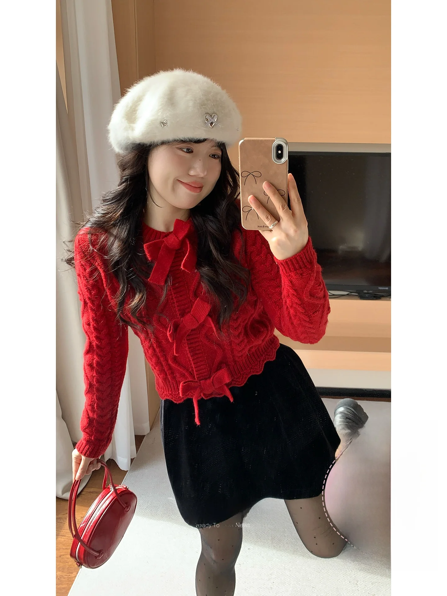 Mimiz Micro plus Size Sweater Christmas Gift Retro Twist Knit Cardigan Long Sleeve Women's Fashion Online Exclusive
Mimiz Micro plus Size Sweater Christmas Gift Retro Twist Knit Cardigan Long Sleeve Women's Fashion Online Exclusive