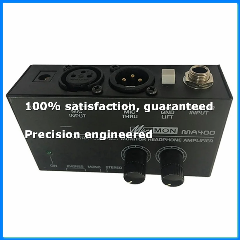 MA400 Headphone Preamplifier Microphone Preamplifier Audio 6.35mm & 3.5mm Headphone Outputs Mixer US Plug-ELEC
MA400 Headphone Preamplifier Microphone Preamplifier Audio 6.35mm & 3.5mm Headphone Outputs Mixer US Plug-ELEC