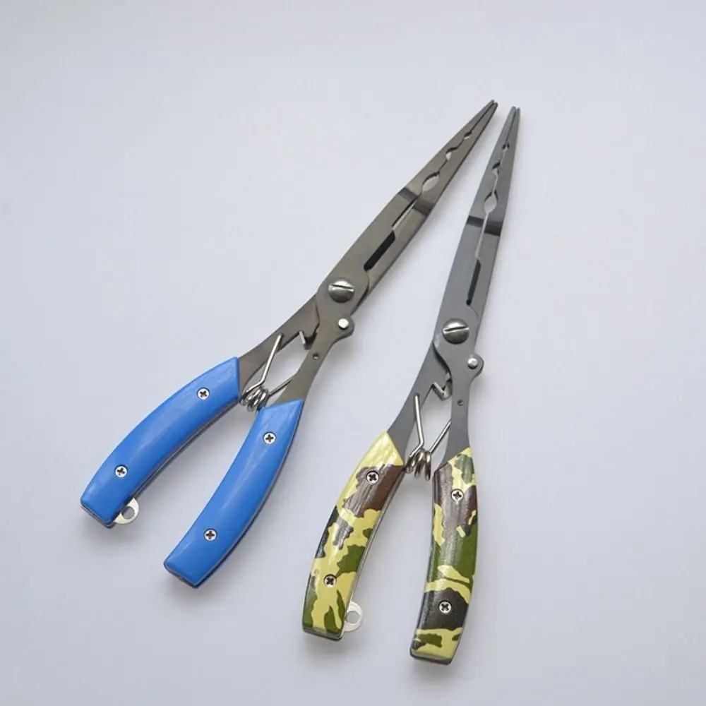 Line Cut Fishing Pliers with Rubber Handle Anti-slip Fish Mouth Pliers Hook High-strength Multi-functional
Line Cut Fishing Pliers with Rubber Handle Anti-slip Fish Mouth Pliers Hook High-strength Multi-functional