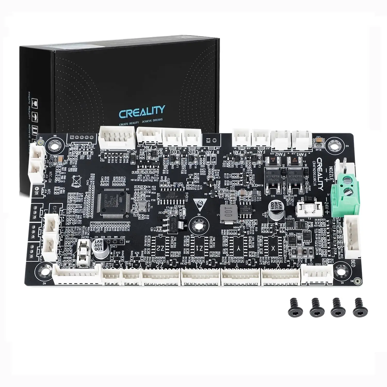 Official K2 Plus Lower Computer Mainboard 32Bits Compatible with Creality K2 Plus and K2 Plus Combo 3D Printer Motherboard Parts
Official K2 Plus Lower Computer Mainboard 32Bits Compatible with Creality K2 Plus and K2 Plus Combo 3D Printer Motherboard Parts