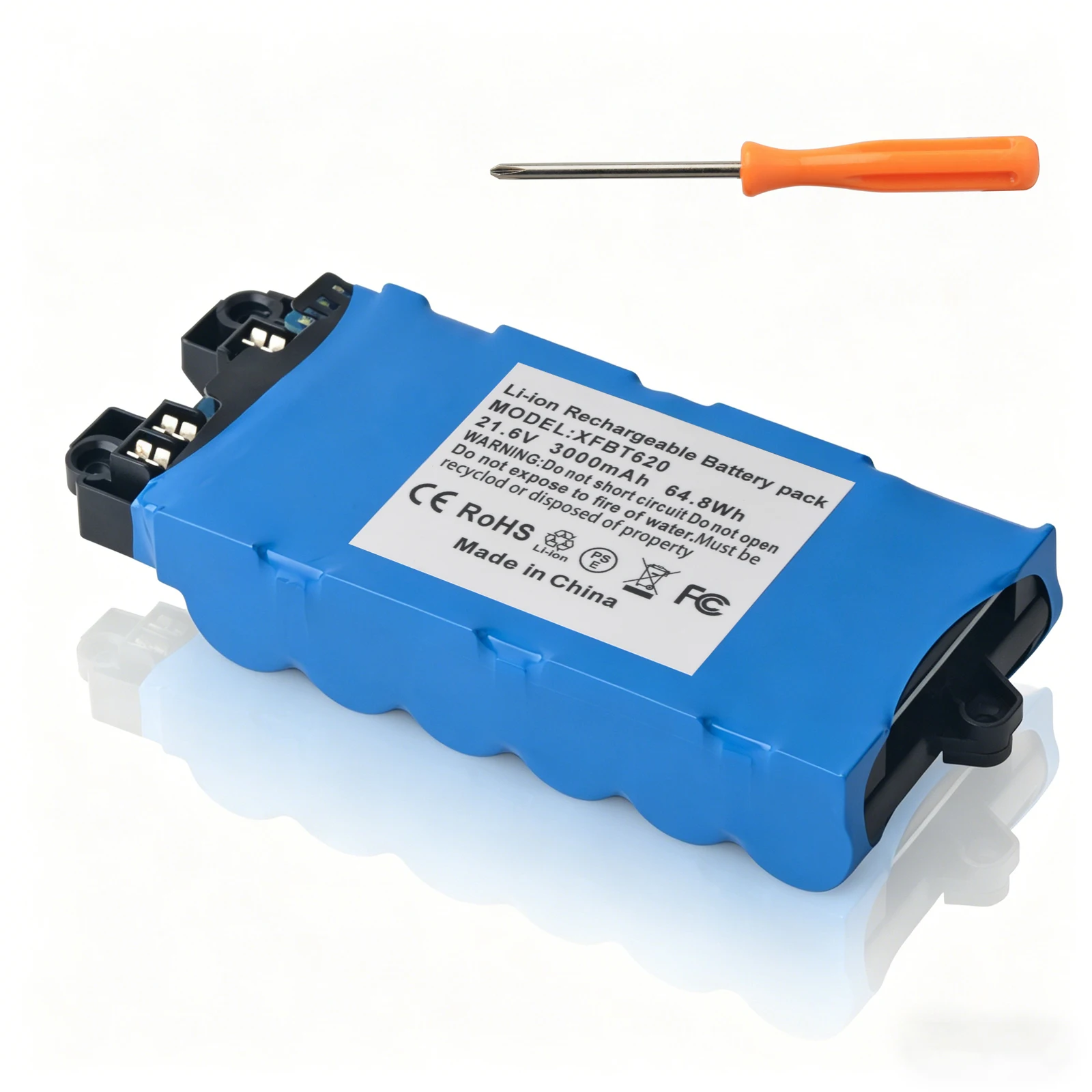 XFBT620 Vacuum Cleaner Li-ion Battery 3000mAH for Shark IX140,IX140H,IX141,IX141C,IX142,IZ140,UZ145,WZ140 for Daily Cleaning
XFBT620 Vacuum Cleaner Li-ion Battery 3000mAH for Shark IX140,IX140H,IX141,IX141C,IX142,IZ140,UZ145,WZ140 for Daily Cleaning