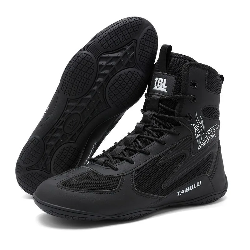 Designer Brand Wrestling Shoes For Men Anti-Slippery Boxing Shoe Good Quality Fighting Shoes High Top Gym Training Shoe For Men
Designer Brand Wrestling Shoes For Men Anti-Slippery Boxing Shoe Good Quality Fighting Shoes High Top Gym Training Shoe For Men