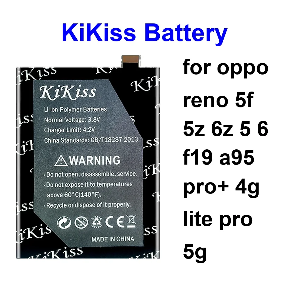 Mobile Phone Battery High-Efficiency BLP835 BLP839 BLP851 4800-5500Mah For Oppo Reno 5F 5Z 6Z 5 6 F19 A95 Pro+ 4G Lite Pro 5G
Mobile Phone Battery High-Efficiency BLP835 BLP839 BLP851 4800-5500Mah For Oppo Reno 5F 5Z 6Z 5 6 F19 A95 Pro+ 4G Lite Pro 5G