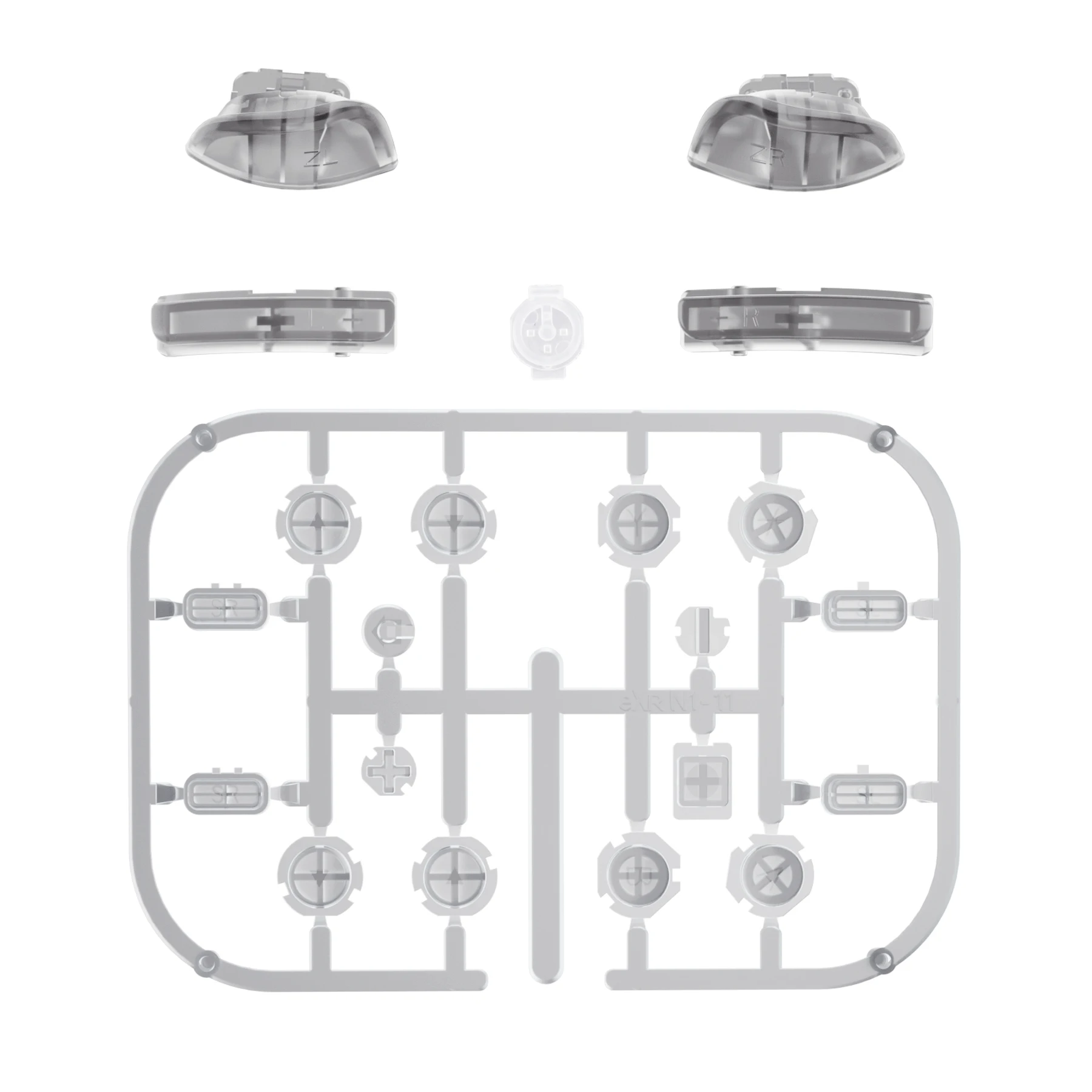 eXtremeRate Full Set Buttons with Tools for NS Switch JoyCon & Switch OLED Joycon - Clear Black
eXtremeRate Full Set Buttons with Tools for NS Switch JoyCon & Switch OLED Joycon - Clear Black