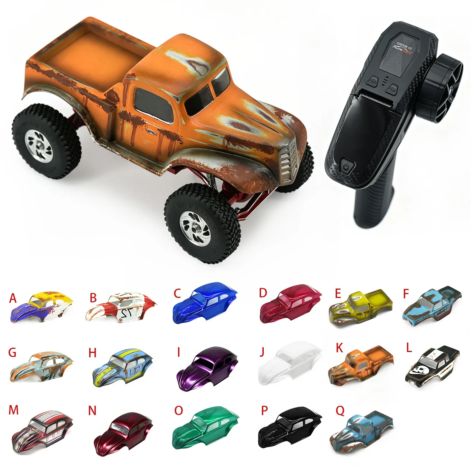 SCX30 Aluminum Full-Metal Chassis RTR Set (including metal frame + Furitek Motor&ESC& Remote Controller&Receiver+Servo+Body)
SCX30 Aluminum Full-Metal Chassis RTR Set (including metal frame + Furitek Motor&ESC& Remote Controller&Receiver+Servo+Body)