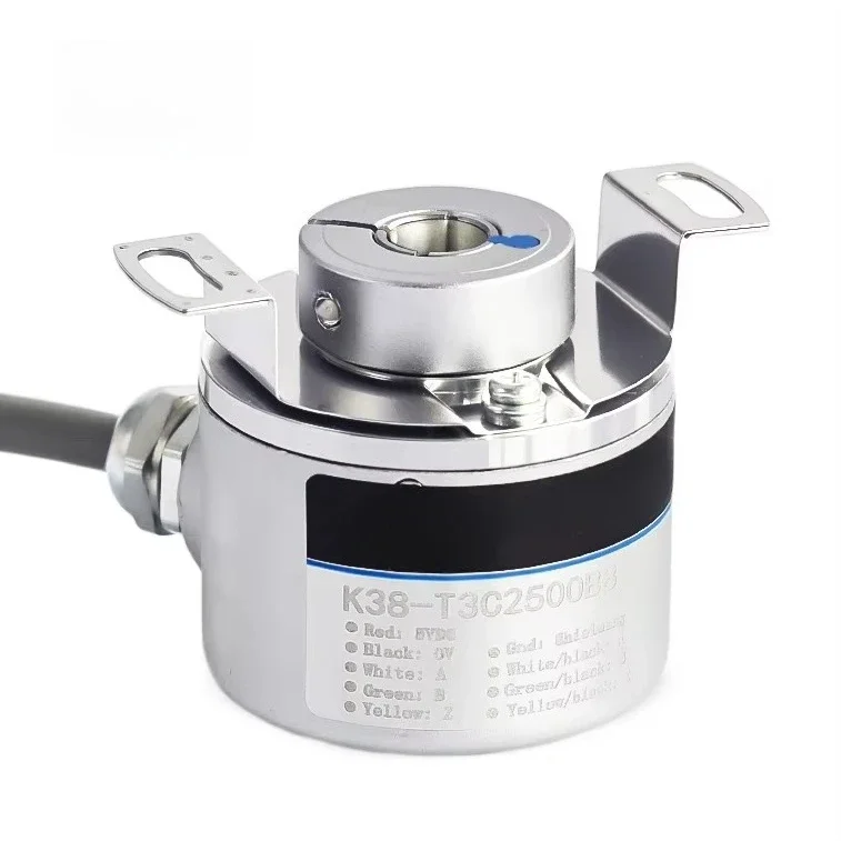 RCC38H8-G2M1L-1000BM=K38-T6L1000B8DC2 Incremental Rotary Encoder 8mm through Hole 1000 PPR DC5V G2M1L Model
RCC38H8-G2M1L-1000BM=K38-T6L1000B8DC2 Incremental Rotary Encoder 8mm through Hole 1000 PPR DC5V G2M1L Model