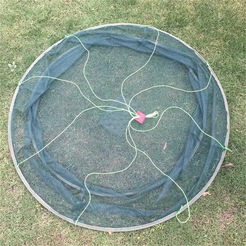 80-100CM Folding Drop Net Shrimp Catcher Loose Mouth Fishing Net for Tank Eels Fish Prawn Bait Crab - Casting Network Trap Cage
80-100CM Folding Drop Net Shrimp Catcher Loose Mouth Fishing Net for Tank Eels Fish Prawn Bait Crab - Casting Network Trap Cage