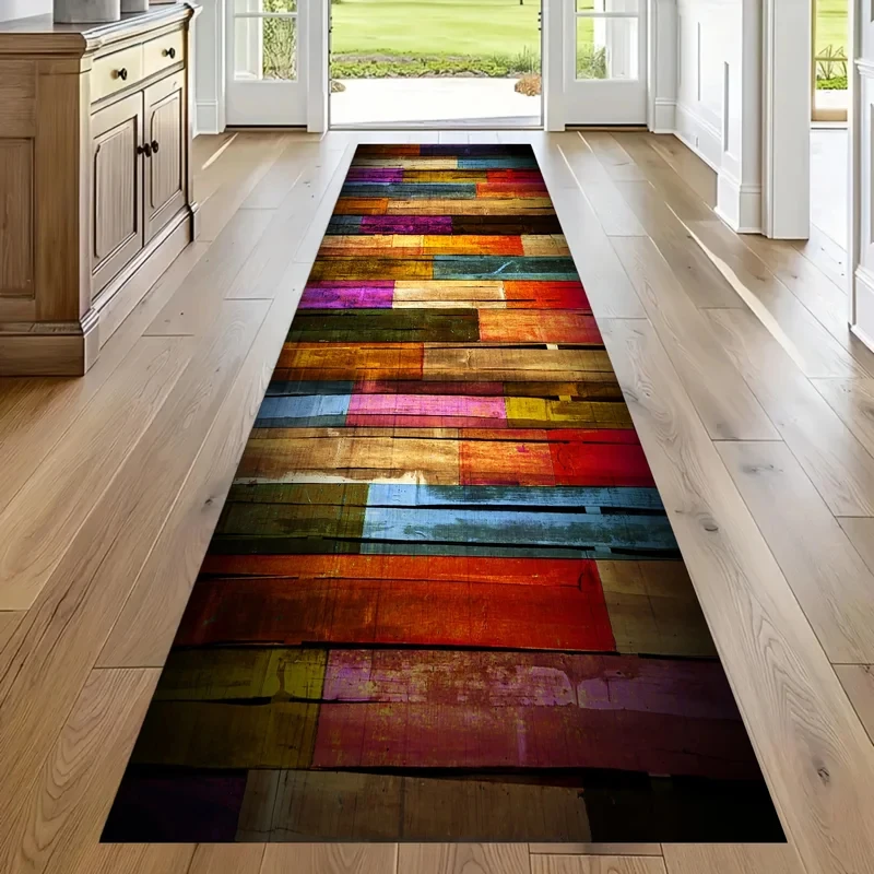 VIKAMA Vintage Striped Wood Texture Kitchen Carpet Anti-Slip Machine Washable Mat for Corridor Bedroom Laundry Home Decor
VIKAMA Vintage Striped Wood Texture Kitchen Carpet Anti-Slip Machine Washable Mat for Corridor Bedroom Laundry Home Decor