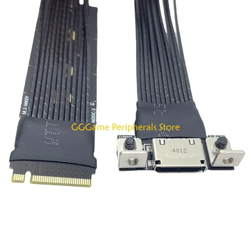 U55B Extension Cable M.2 to Oculink 4i for M.2 Mkey NVME to SFF8611 PCIe4.0 Gen4
U55B Extension Cable M.2 to Oculink 4i for M.2 Mkey NVME to SFF8611 PCIe4.0 Gen4