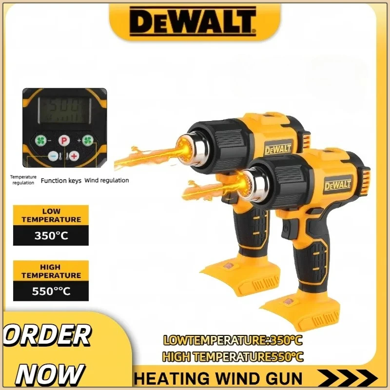 Беспроводная тепловая пушка Dewalt DCE530: 5–в-1 насадки, 2 режима скорости, 0,647 кг, для зачистки краски, смягчения клея и более 20 В
Беспроводная тепловая пушка Dewalt DCE530: 5–в-1 насадки, 2 режима скорости, 0,647 кг, для зачистки краски, смягчения клея и более 20 В