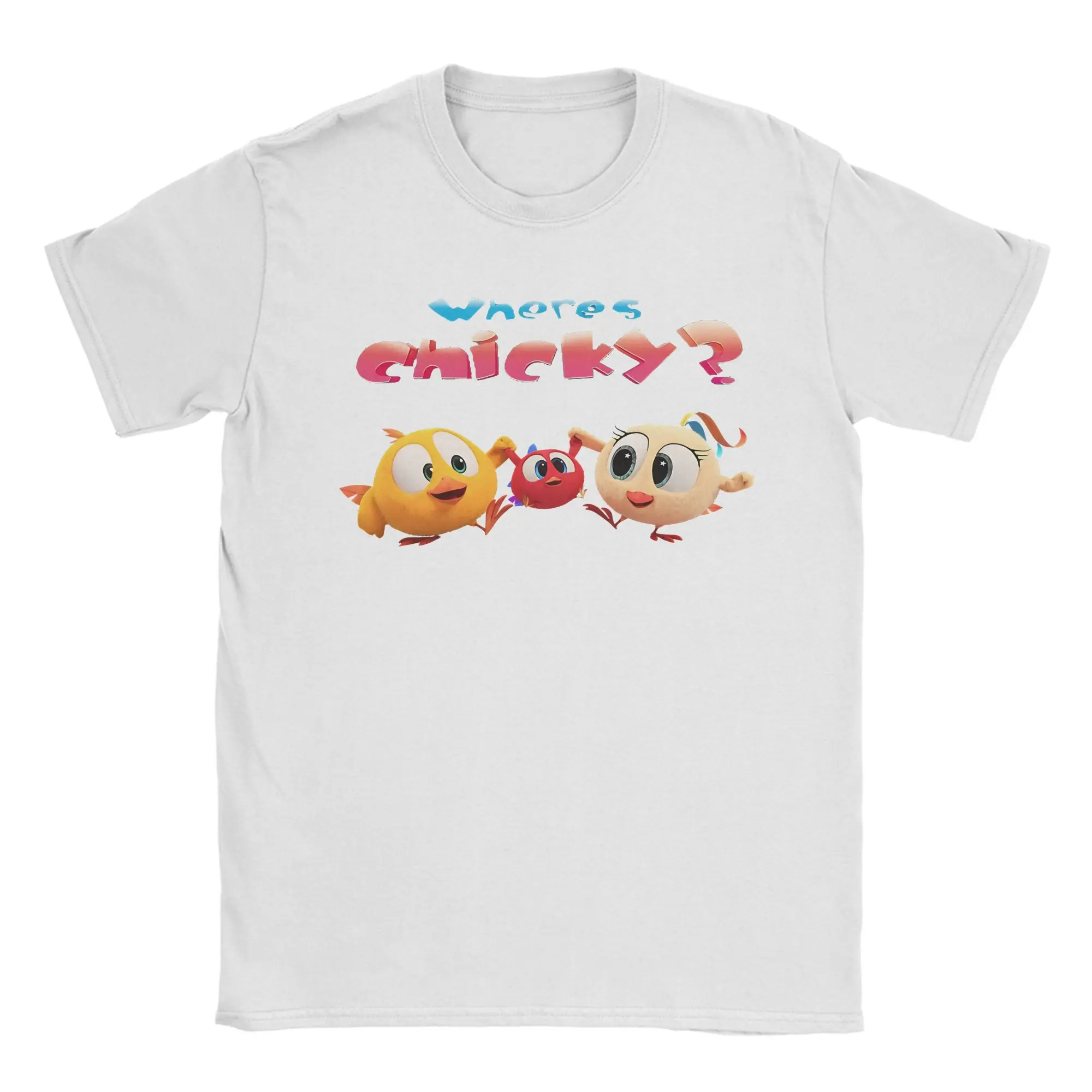 Футболка Where's Chicky, летние 100% хлопковые футболки для мужчин, трендовая повседневная футболка с короткими рукавами, классическая одежда
Футболка Where's Chicky, летние 100% хлопковые футболки для мужчин, трендовая повседневная футболка с короткими рукавами, классическая одежда