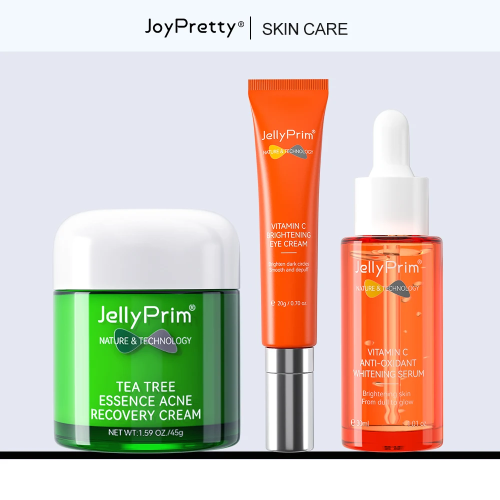 Acne Dark Spot Circle Skincare Set Vitamin C Serum Tea Tree Face Cream Facial Moisturizing Acne Pigmentation Removal Women Kits
Acne Dark Spot Circle Skincare Set Vitamin C Serum Tea Tree Face Cream Facial Moisturizing Acne Pigmentation Removal Women Kits