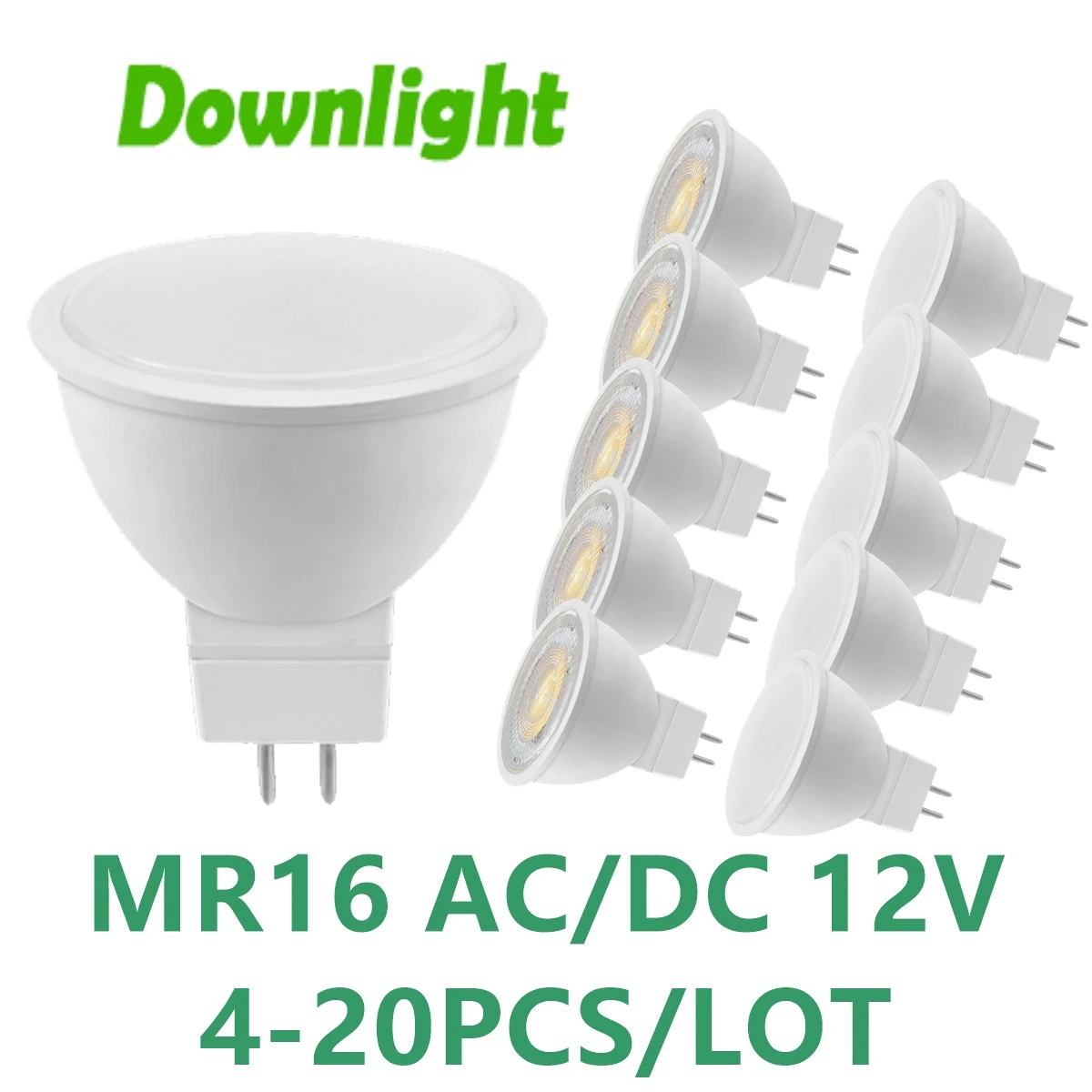 4-20PCS GU5.3 AC/DC 12V LED Spotlight Bulb MR16 Low Pressure 3W 5W 6W 7W Light 120 Degrees 38 Degrees Study Kitchen For Home
4-20PCS GU5.3 AC/DC 12V LED Spotlight Bulb MR16 Low Pressure 3W 5W 6W 7W Light 120 Degrees 38 Degrees Study Kitchen For Home