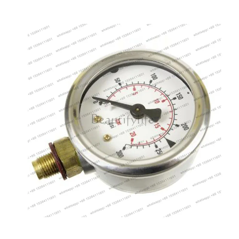 Stainless steel pressure gauge Y100 0-1.6 MPa anti-corrosion and high temperature shock resistance (full specification)
Stainless steel pressure gauge Y100 0-1.6 MPa anti-corrosion and high temperature shock resistance (full specification)