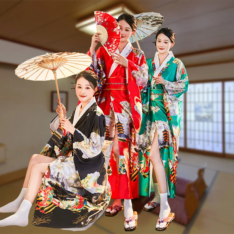 Cross Border New Kimono Japanese Style Lapel Plus Size Cardigan Women's Formal Halloween Traditional Uniform
Cross Border New Kimono Japanese Style Lapel Plus Size Cardigan Women's Formal Halloween Traditional Uniform