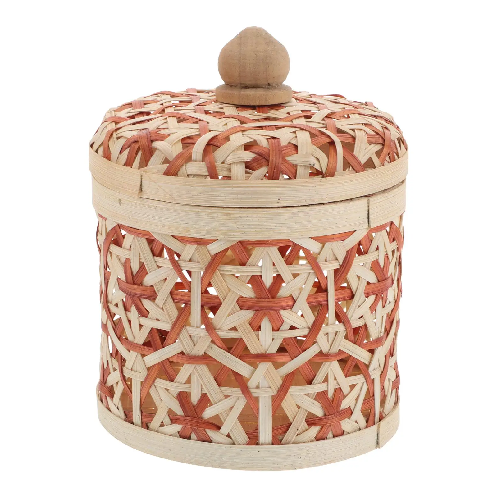Handmade Bamboo Storage Basket Tea Jars for Travel Container Canisters Loose Weaving
Handmade Bamboo Storage Basket Tea Jars for Travel Container Canisters Loose Weaving