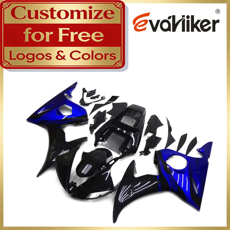ABS Fairing Kit For Yamaha YZFR6 2003 2004 2005 blue black YZF-R6 03 04 05 Motorcycle Bodywork Custom Pattern And Color
ABS Fairing Kit For Yamaha YZFR6 2003 2004 2005 blue black YZF-R6 03 04 05 Motorcycle Bodywork Custom Pattern And Color