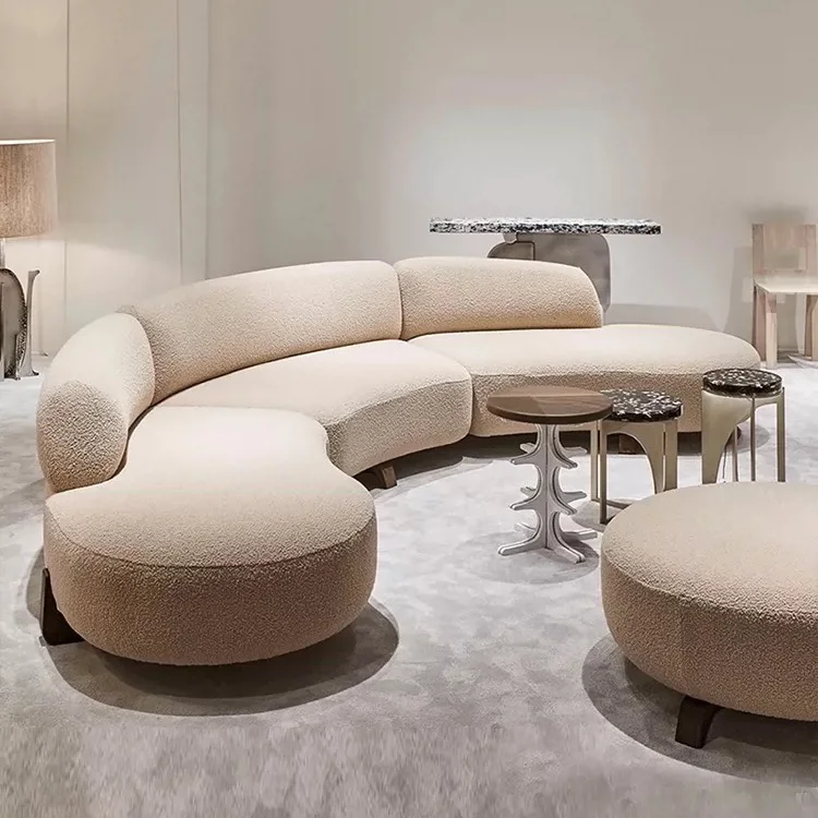 xx-Italian Style Minimalist Curved Shaped Fabric Sofa Set Modern Luxury Couch Living Room Furniture for Elegant Home Decor&
xx-Italian Style Minimalist Curved Shaped Fabric Sofa Set Modern Luxury Couch Living Room Furniture for Elegant Home Decor&