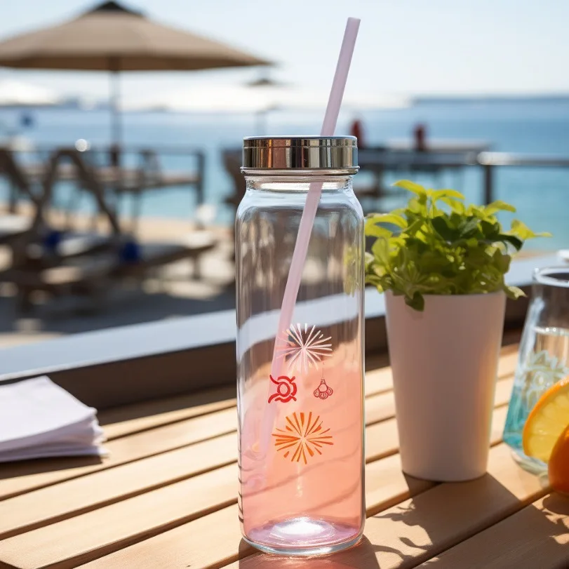 New Beauty Gradient High Borosilicate Glass Straw Portable Sports Water Direct Drinking Cup
New Beauty Gradient High Borosilicate Glass Straw Portable Sports Water Direct Drinking Cup
