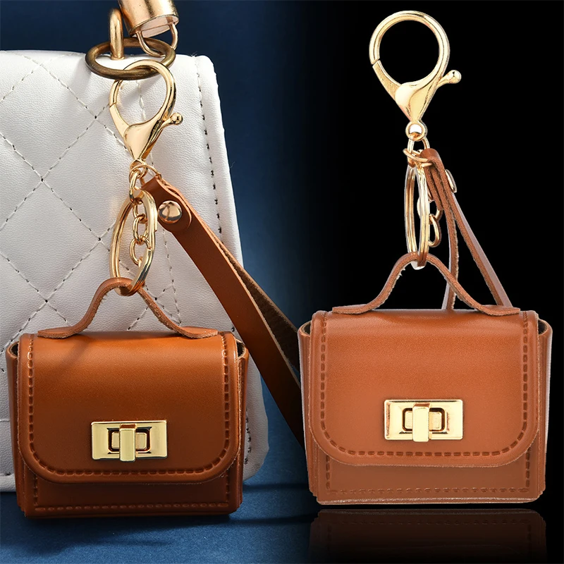 Exquisite Creative Bag Shape Bag Charms Luxury Brand Designer Keychain High Quality Pu Leather Coin Purse Lipstick Bag Mini Bags
Exquisite Creative Bag Shape Bag Charms Luxury Brand Designer Keychain High Quality Pu Leather Coin Purse Lipstick Bag Mini Bags