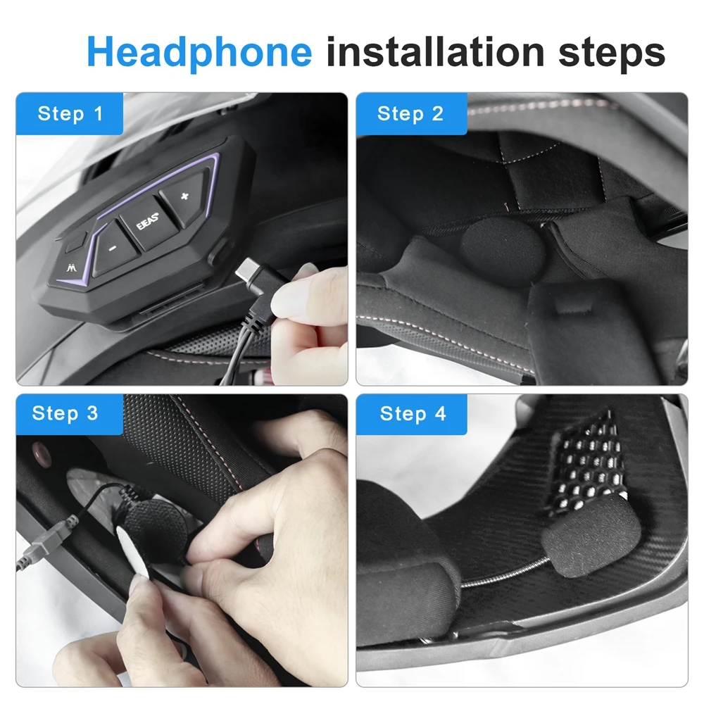 EJEAS 8 Rider Mesh Intercom Long Distance Motorcycle Helmet Bluetooth Intercom Motor Interphone Headset
EJEAS 8 Rider Mesh Intercom Long Distance Motorcycle Helmet Bluetooth Intercom Motor Interphone Headset