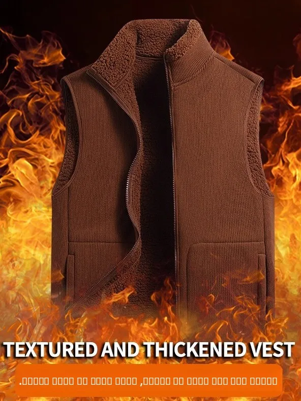 Утепленный жилет из овечьего вельвета с воротником-стойкой для мужчин и женщин, молодежный, модный, зимний, осенний, новинка, на молнии
Утепленный жилет из овечьего вельвета с воротником-стойкой для мужчин и женщин, молодежный, модный, зимний, осенний, новинка, на молнии