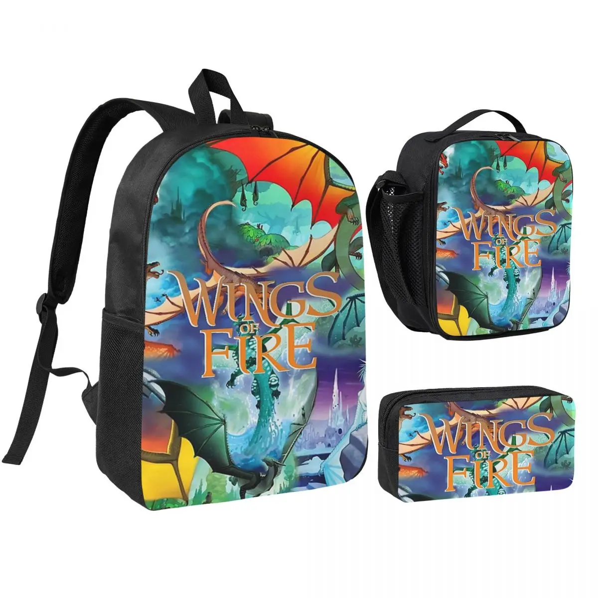 Wings Of Fire All Together Backpack Boys Girls BookBag School Bag Computer Shoulder Bags 3ps Insulated Lunch Bag Pencil Case
Wings Of Fire All Together Backpack Boys Girls BookBag School Bag Computer Shoulder Bags 3ps Insulated Lunch Bag Pencil Case