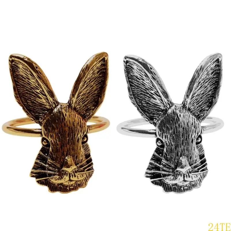 24TE Alloy Material Hare Napkin Rings 2 Colors Choose for Wedding Bridal Shower Tea Birthday Dinner Tables Setting Decoration
24TE Alloy Material Hare Napkin Rings 2 Colors Choose for Wedding Bridal Shower Tea Birthday Dinner Tables Setting Decoration