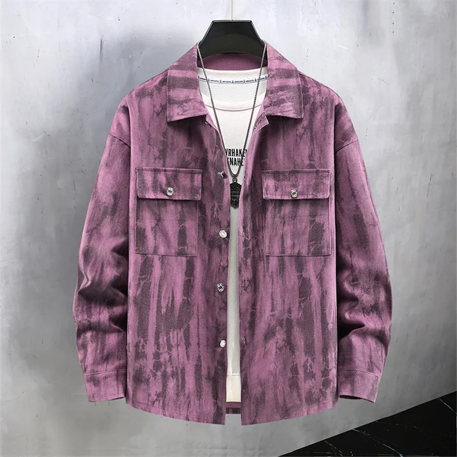 DIANRUO Vintage Gradient Tie-dyed Denim Jacket Men 11XL Plus Size Coats Male Spring Autumn Cargo Denim Coat 데님셔츠 ملابس رجالي
DIANRUO Vintage Gradient Tie-dyed Denim Jacket Men 11XL Plus Size Coats Male Spring Autumn Cargo Denim Coat 데님셔츠 ملابس رجالي