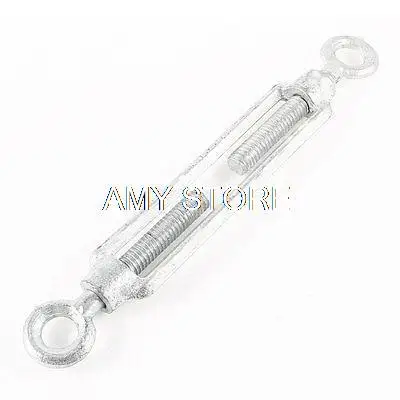 7.2" Long Adjustable Metal M10 10mm Male Thread Eye and Eye Turnbuckle
7.2" Long Adjustable Metal M10 10mm Male Thread Eye and Eye Turnbuckle