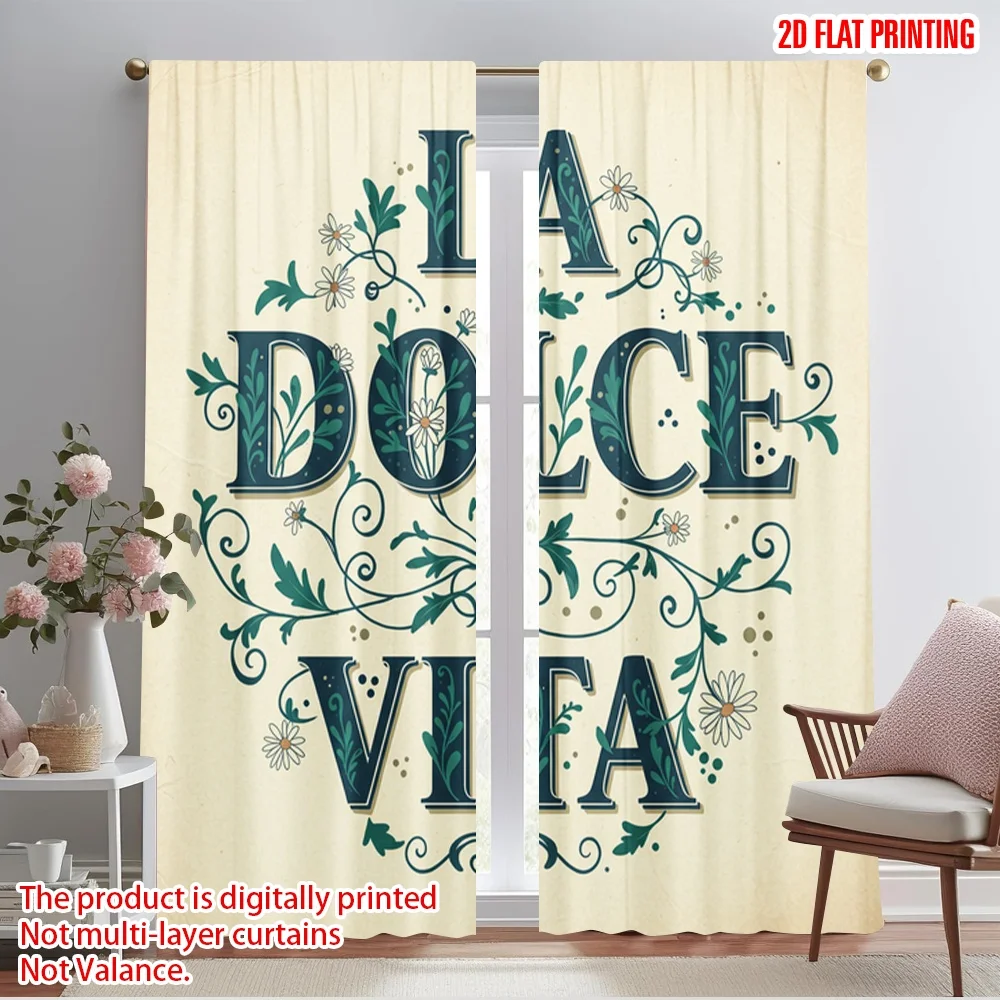 2pcs 2D flat printing Window Curtains La Dolce Vita_a Fabric Without Electricity Family Party Use for Photo Booths & Events
2pcs 2D flat printing Window Curtains La Dolce Vita_a Fabric Without Electricity Family Party Use for Photo Booths & Events