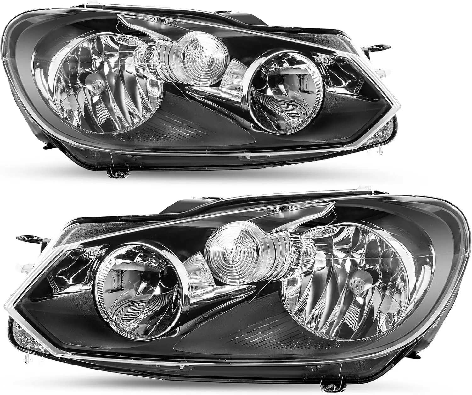 Halogen Headlight Assembly Compatible with 2010 2011 2012 2013 2014 Volkswagen/VW MK6 Golf GTI Jetta Sportwagen Headlamps OE-Sty
Halogen Headlight Assembly Compatible with 2010 2011 2012 2013 2014 Volkswagen/VW MK6 Golf GTI Jetta Sportwagen Headlamps OE-Sty