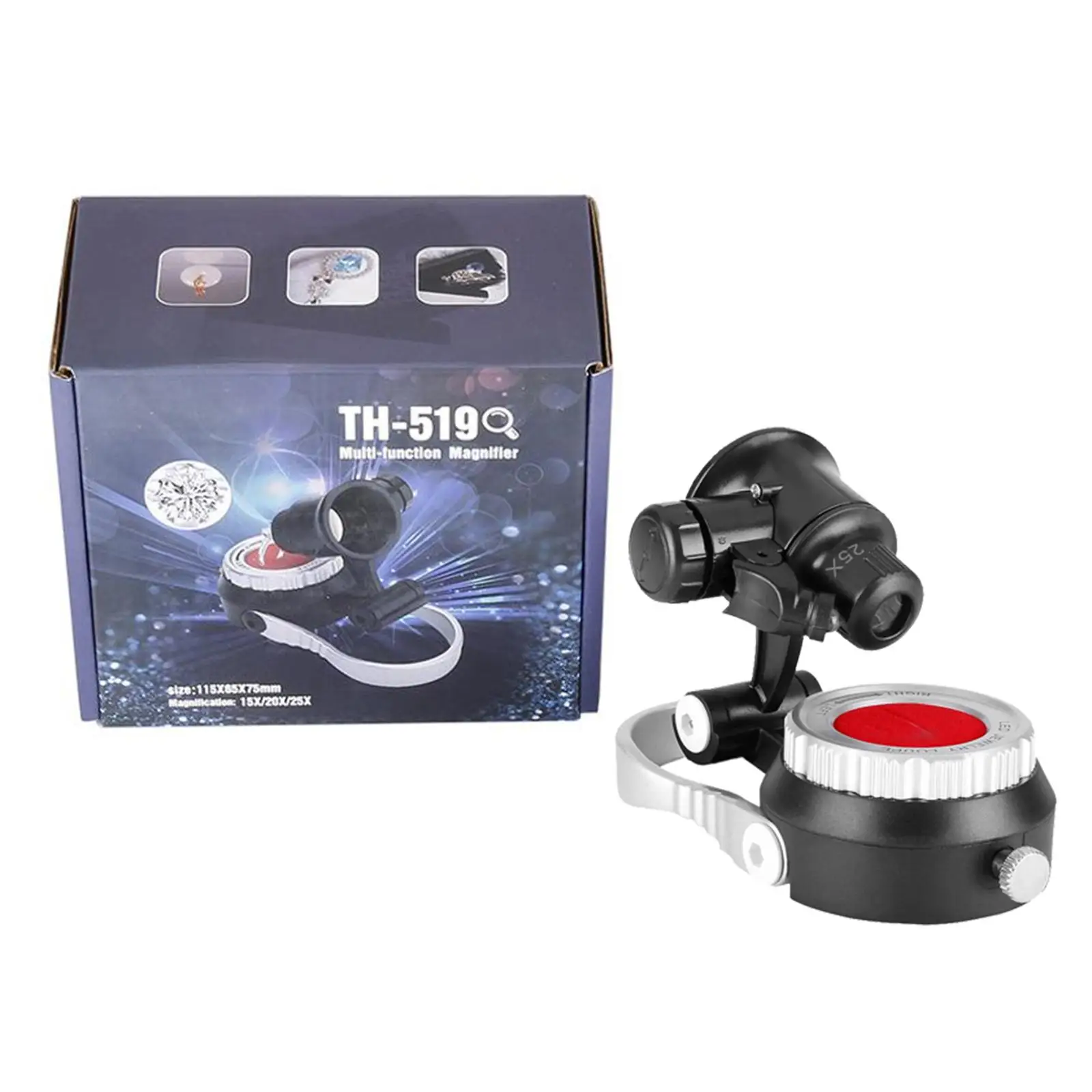 Magnifying Glass with LED X 20X 25X lens Loupe Soldering Repair Tool
Magnifying Glass with LED X 20X 25X lens Loupe Soldering Repair Tool
