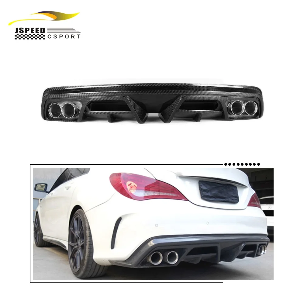 Suitable for Mercedes BEN Z C117 W117 CLA250 CLA45 carbon rear lip diffuser
Suitable for Mercedes BEN Z C117 W117 CLA250 CLA45 carbon rear lip diffuser