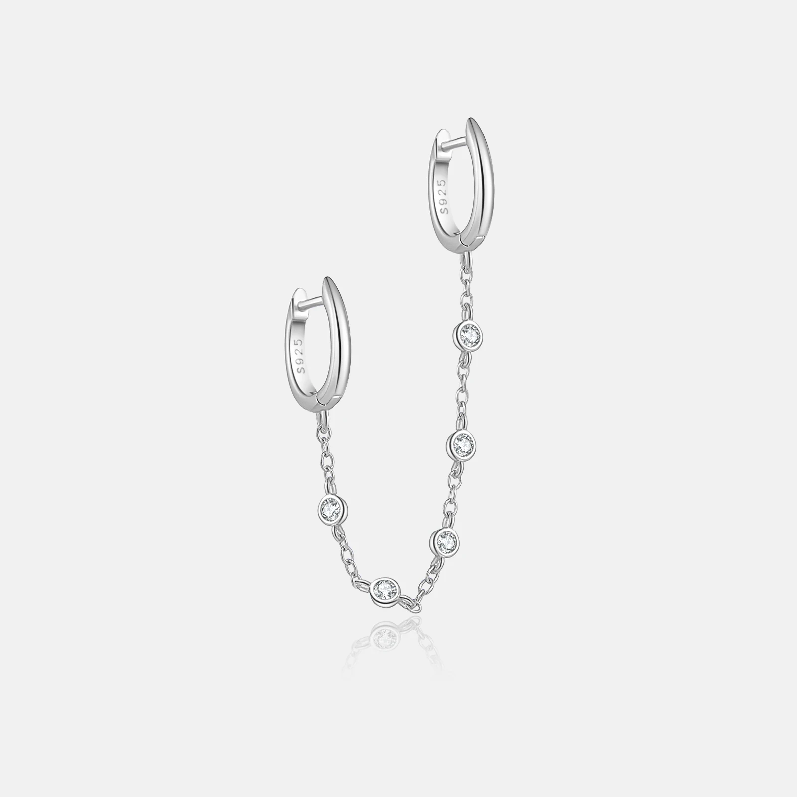 VEWANT Women 100% 925 Sterling Stud Chain Long Double Hoop Earring 2024 Luxury Fine Fashion Jewelry Party Jewelry
VEWANT Women 100% 925 Sterling Stud Chain Long Double Hoop Earring 2024 Luxury Fine Fashion Jewelry Party Jewelry