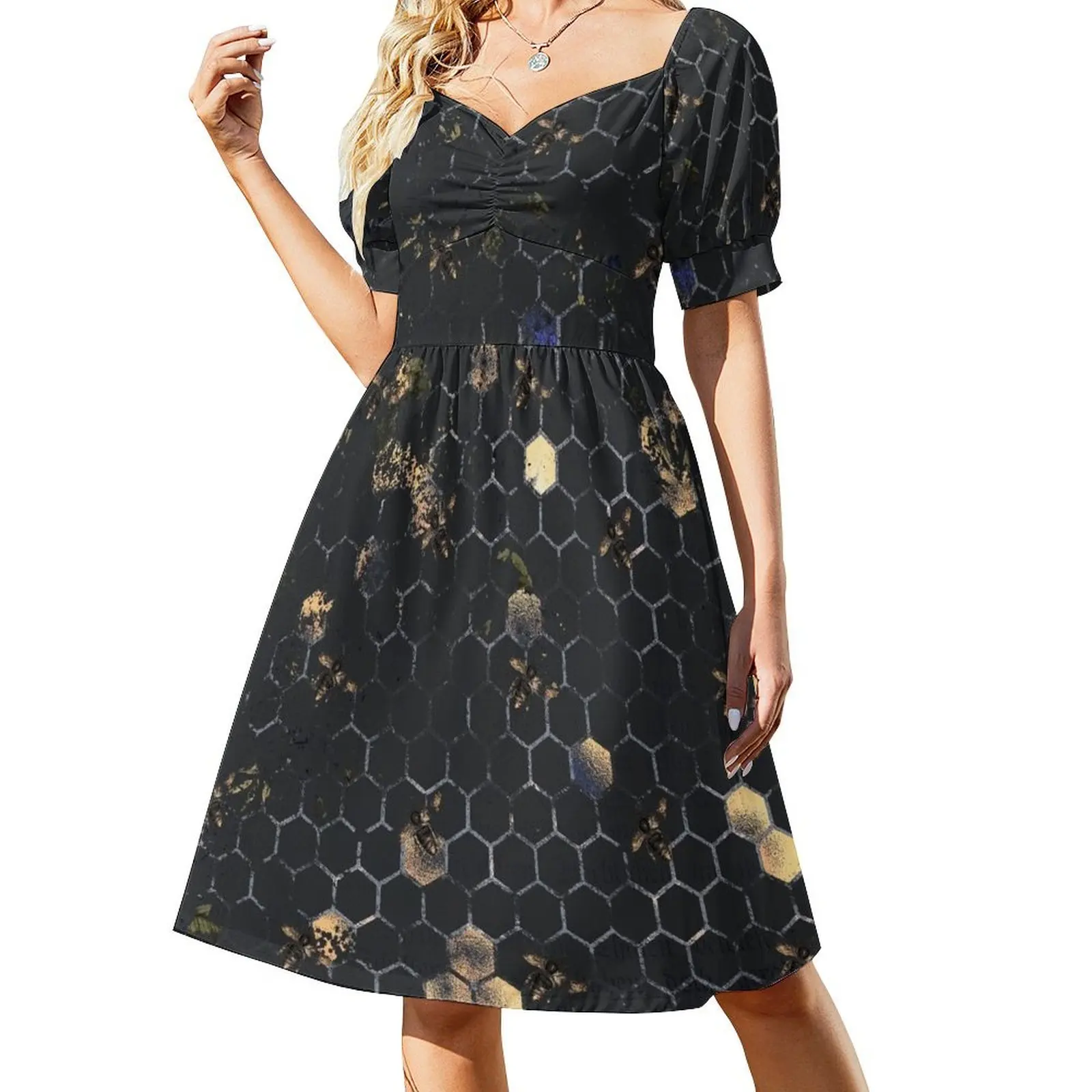 Black Bee Vintage Textured Patterns Short-Sleeved Dress women's summer dress 2025 dress summer 2025 women
Black Bee Vintage Textured Patterns Short-Sleeved Dress women's summer dress 2025 dress summer 2025 women