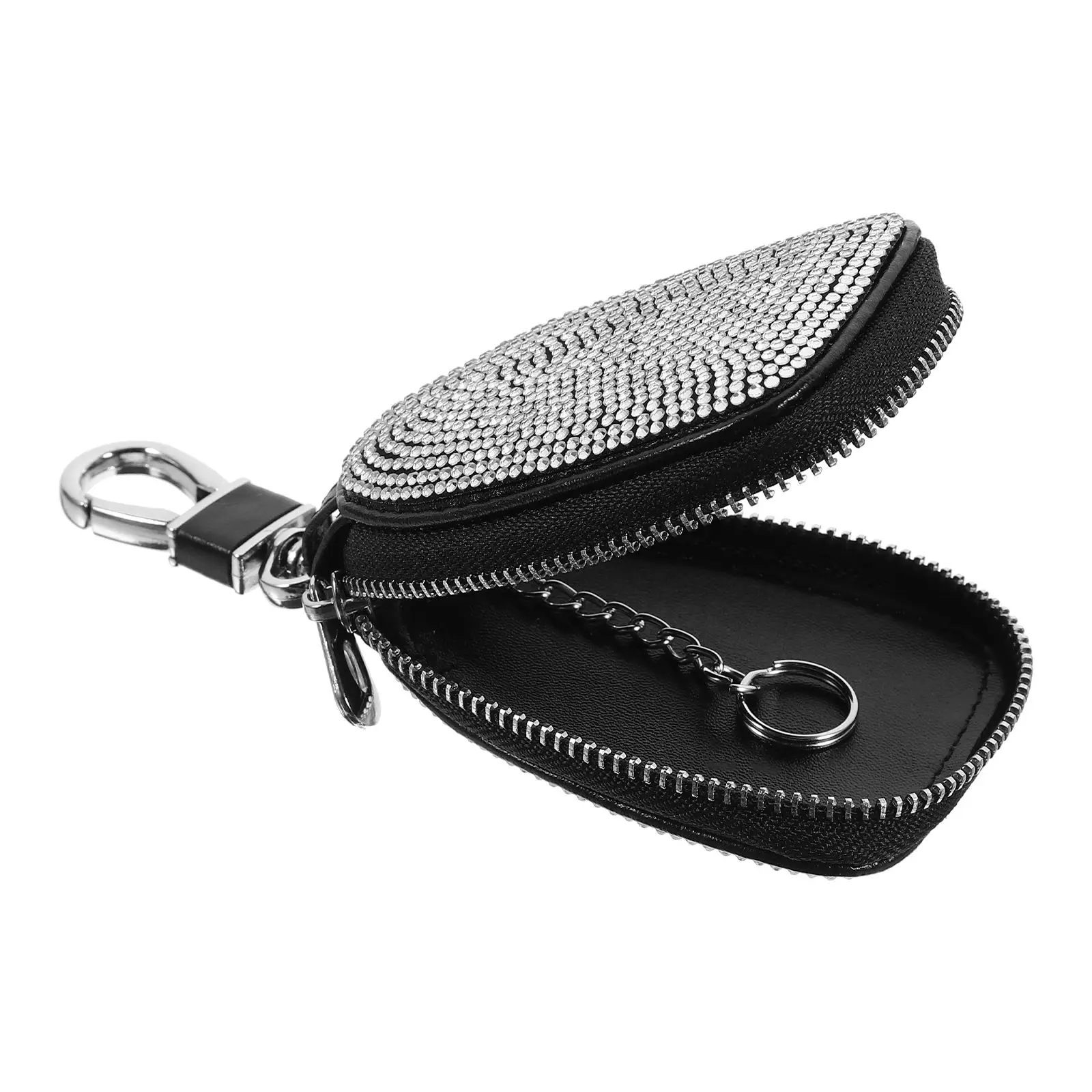 Rhinestone White Remote Control Keychain Bag Soft Anti-Scratch Precise Fit Fob Pouch Holder Key Bags For Car Keys
Rhinestone White Remote Control Keychain Bag Soft Anti-Scratch Precise Fit Fob Pouch Holder Key Bags For Car Keys