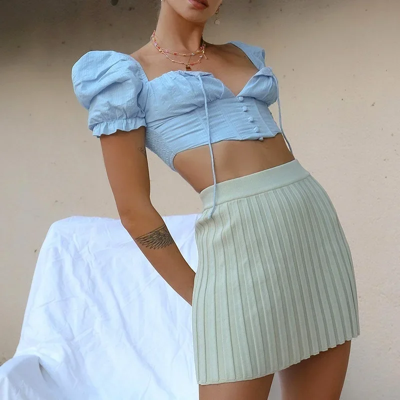 Y2k Kawaii Mini Skirt Women 2024 E Girl Y2k Clothes Summer High-waisted Stretch Knit Sexy A-line Sweet Candy Pink Tennis Skirt
Y2k Kawaii Mini Skirt Women 2024 E Girl Y2k Clothes Summer High-waisted Stretch Knit Sexy A-line Sweet Candy Pink Tennis Skirt