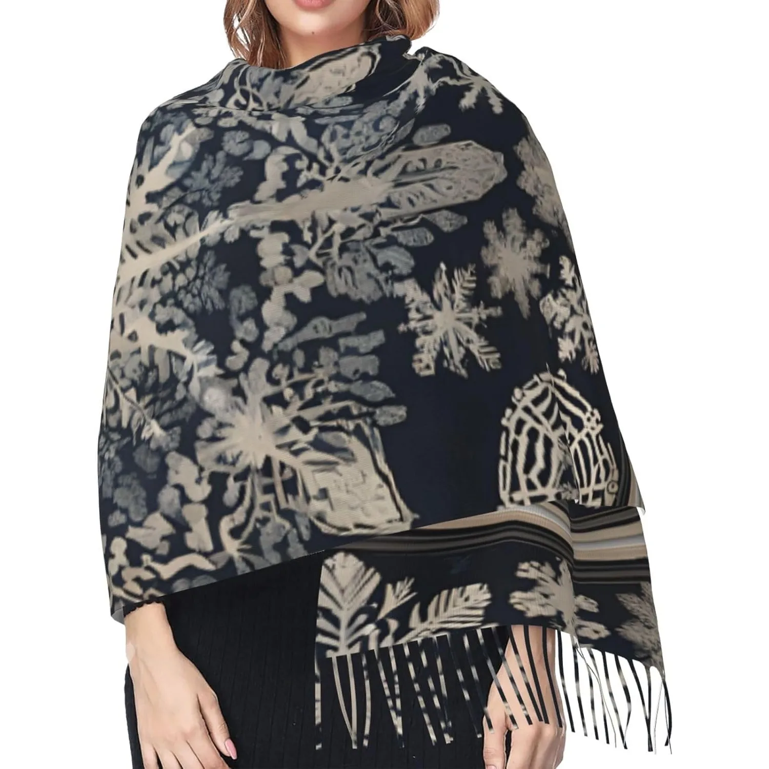 Теплый женский шарф из искусственного кашемира, мягкая большая шаль с кисточкой, зимний осенне-весенний шарф для вечеринки, повседневной носки
Теплый женский шарф из искусственного кашемира, мягкая большая шаль с кисточкой, зимний осенне-весенний шарф для вечеринки, повседневной носки