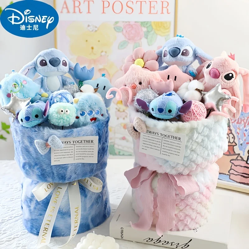 Мультипликационный цветочный букет Disney, плюшевая кукла, милая строчка, светящаяся игрушка, подарок на день Святого Валентина, свадьбу, фестиваль
Мультипликационный цветочный букет Disney, плюшевая кукла, милая строчка, светящаяся игрушка, подарок на день Святого Валентина, свадьбу, фестиваль