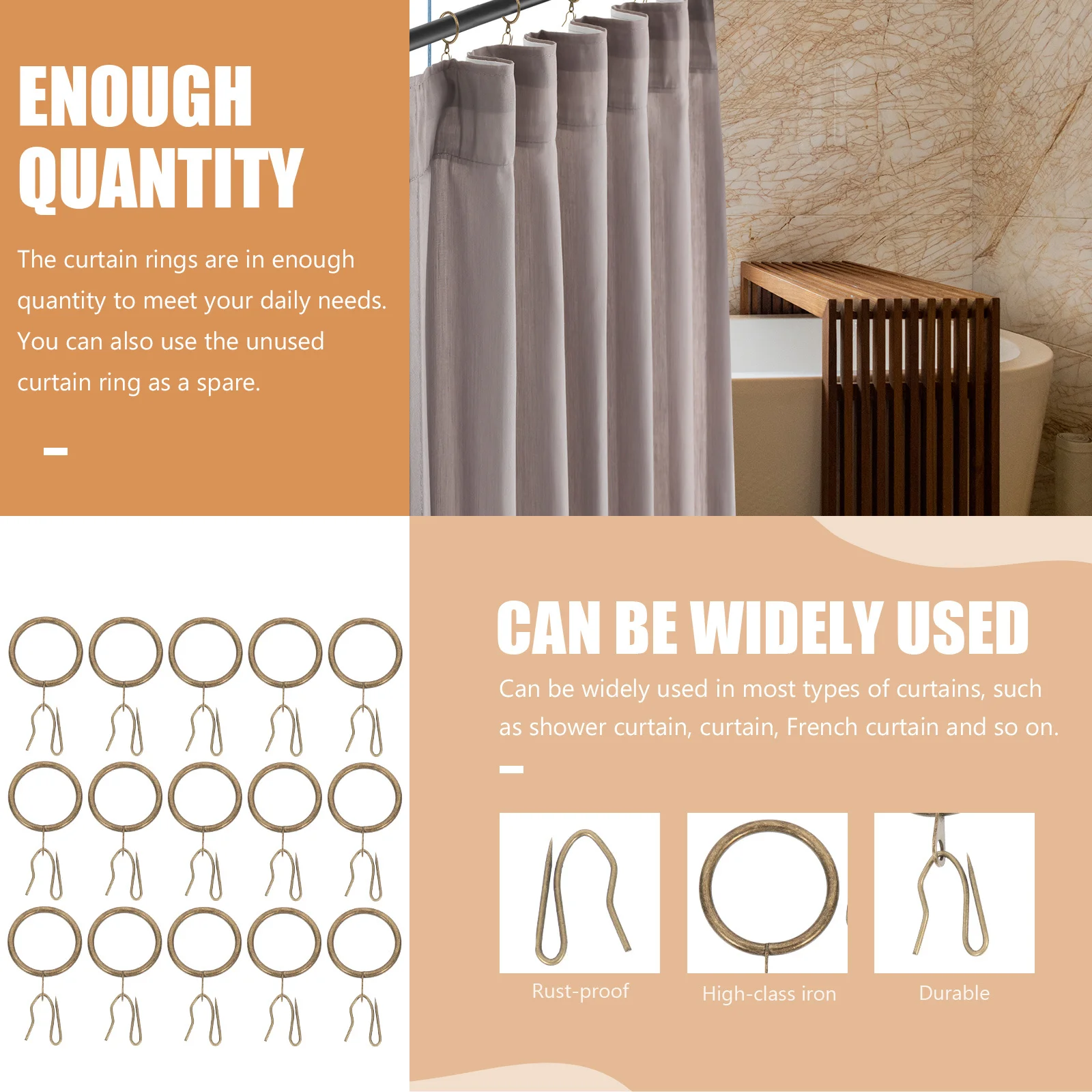 40 set Curtain Rings Iron Heavy Duty Hanging Circles For Bathroom Bedroom Shower Drapes Fixing Tools Household Curtain
40 set Curtain Rings Iron Heavy Duty Hanging Circles For Bathroom Bedroom Shower Drapes Fixing Tools Household Curtain